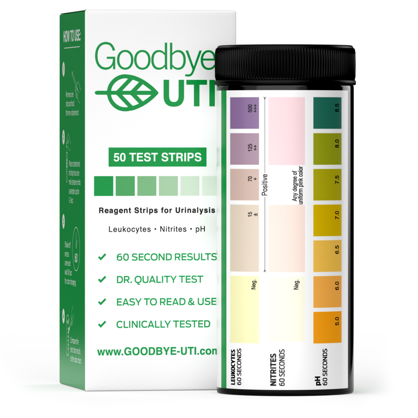 UTI Test Strips - 50 Count
