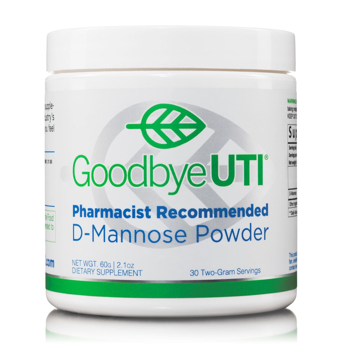 Goodbye UTI D-Mannose Powder: 60 grams