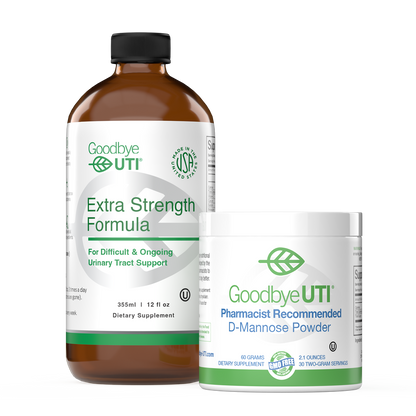 Extra Strength Urinary Support Kit - Extra Strength Formula + D-Mannose Powder