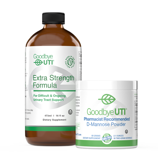 Extra Strength Urinary Support Kit - Extra Strength Formula + D-Mannose Powder