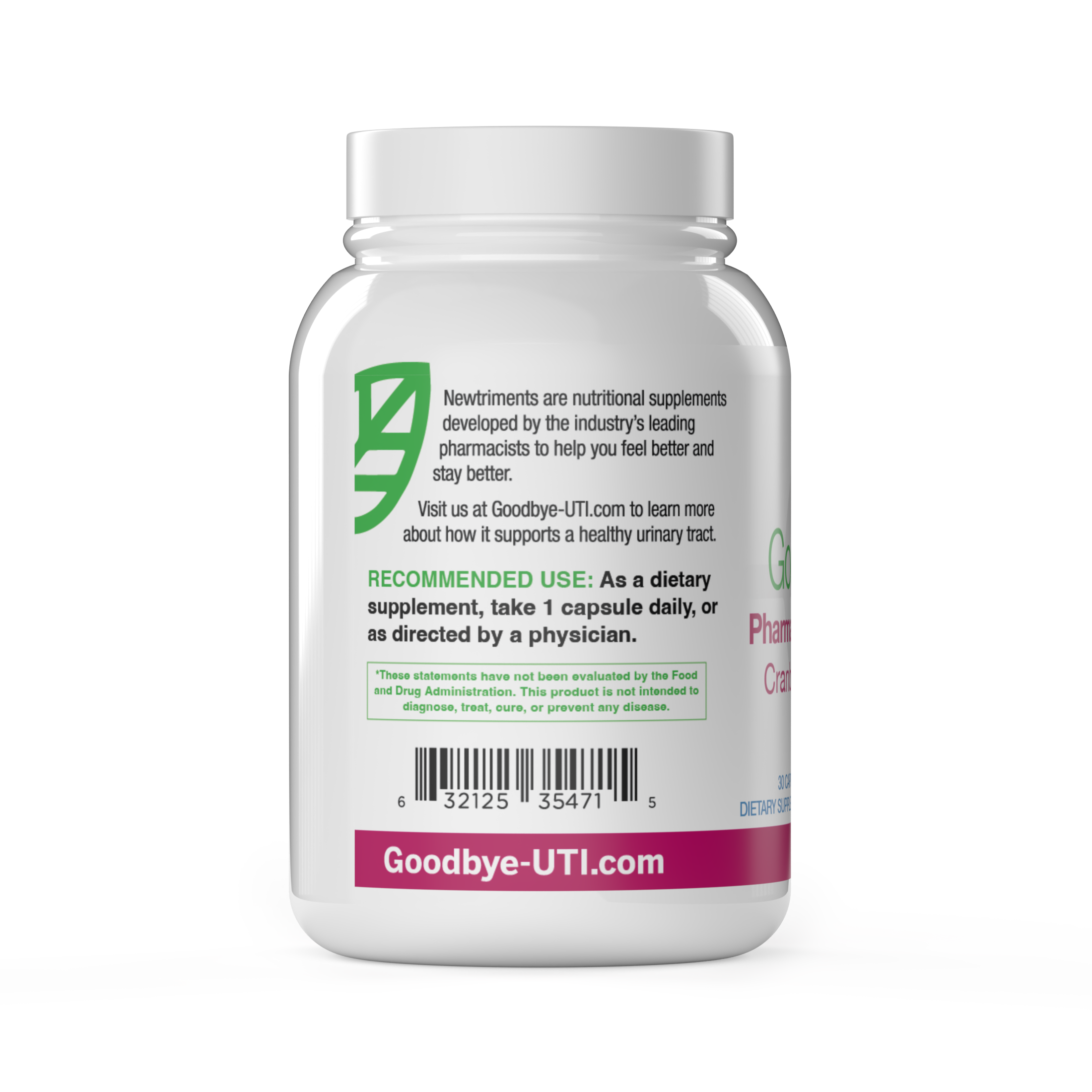 Cranberry Plus Capsules - 30 & 60 Day Supply for Urinary Support