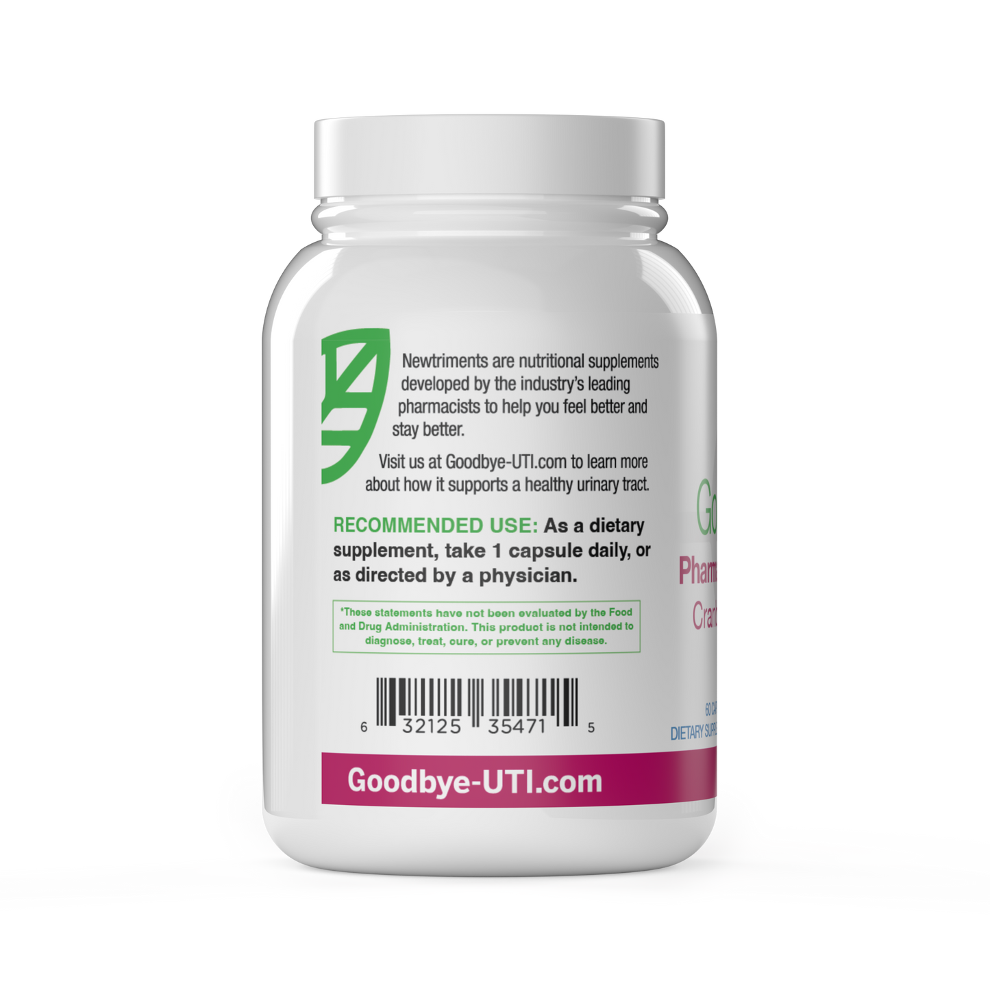 Cranberry Plus Capsules - 30 & 60 Day Supply for Urinary Support