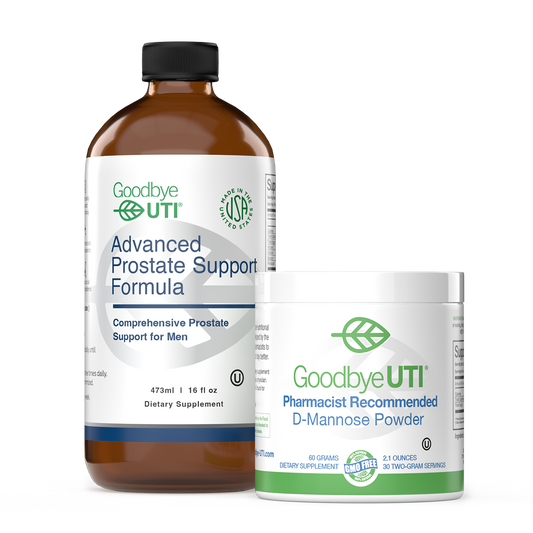 Men's Prostate Support Kit - 16oz Advanced Formula + D-Mannose Powder