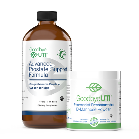 Men's Prostate Support Kit - 16oz Advanced Formula + D-Mannose Powder